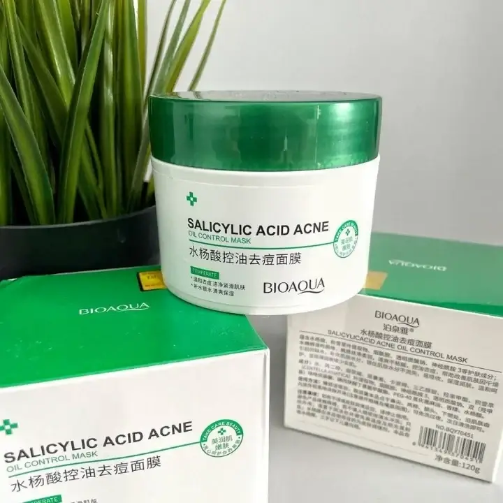 Маска для лица от акне и расширенных пор BioAqua Salicylic Acid Acne Oil Control, 120 грамм.
Маска для лица от акне и расширенных пор BioAqua Salicylic Acid Acne Oil Control, 120 грамм.