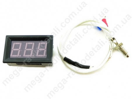 Термометр цифровий XH-B310 M6 LED 0.56" червоний +30...+800°C DC 12V панельний (термопара K-type)
Термометр цифровий XH-B310 M6 LED 0.56" червоний +30...+800°C DC 12V панельний (термопара K-type)