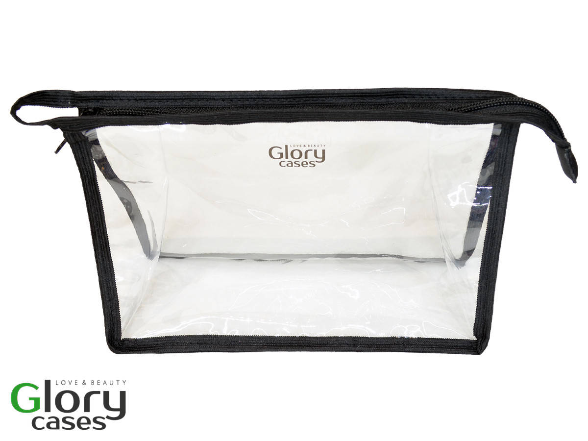 Косметичка прозрачная женская, косметичка для косметики Glory Cases 23*15*9 см, Черный
Косметичка прозрачная женская, косметичка для косметики Glory Cases 23*15*9 см, Черный