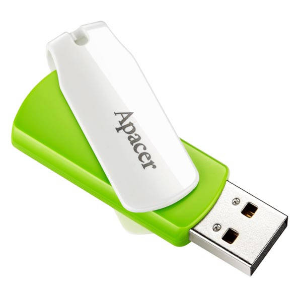 Флеш-накопичувач Apacer USB2.0 AH335 32GB Green-White, Зелёный 
Флеш-накопичувач Apacer USB2.0 AH335 32GB Green-White, Зелёный