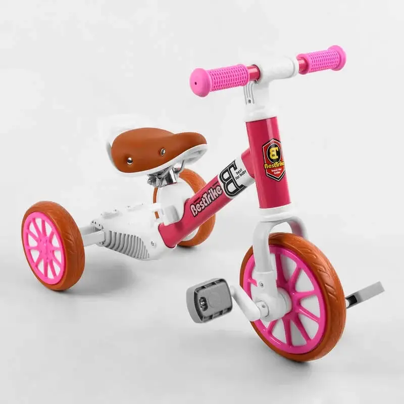 Велосипед трёх колёсный 15996 "Best Trike", 2в1, Велобег, беговел, металлическая рама, пено колесо Eva,
Велосипед трёх колёсный 15996 "Best Trike", 2в1, Велобег, беговел, металлическая рама, пено колесо Eva,