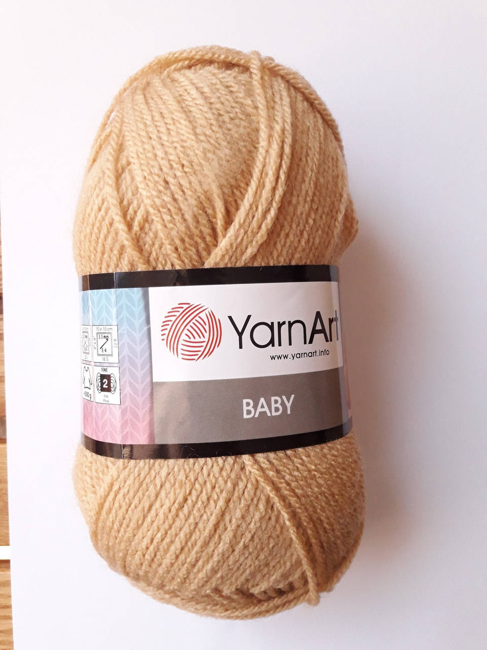 Нитки для вязания, пряжа акриловая детская Baby YarnArt, 100% акрил YarnArt 50 гр., 150 м, 805, пісочний, Песочный
Нитки для вязания, пряжа акриловая детская Baby YarnArt, 100% акрил YarnArt 50 гр., 150 м, 805, пісочний, Песочный