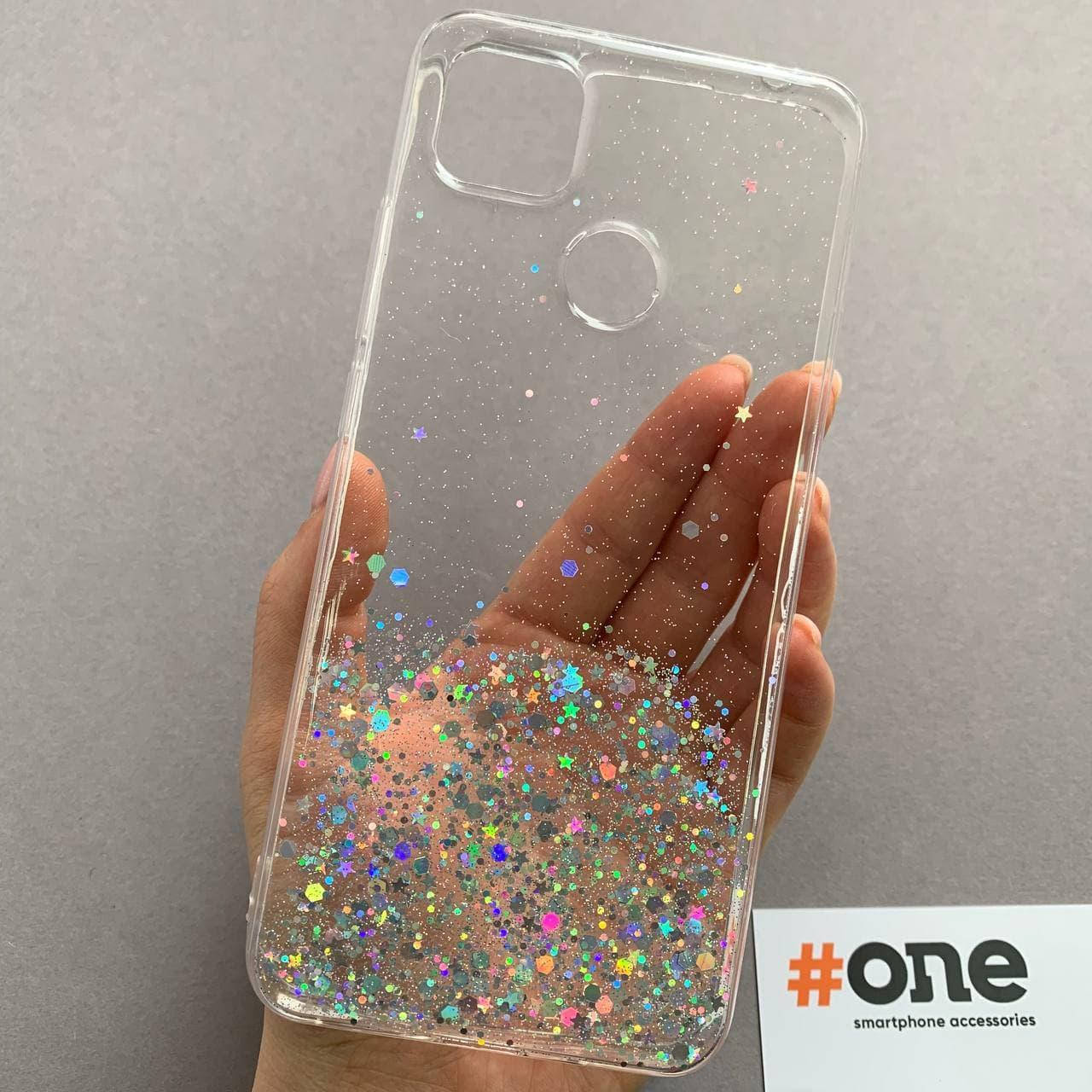 Чехол для Xiaomi Redmi 9C накладка блестящая со звездочками чехол на телефон сяоми редми 9с прозрачный R5U
Чехол для Xiaomi Redmi 9C накладка блестящая со звездочками чехол на телефон сяоми редми 9с прозрачный R5U