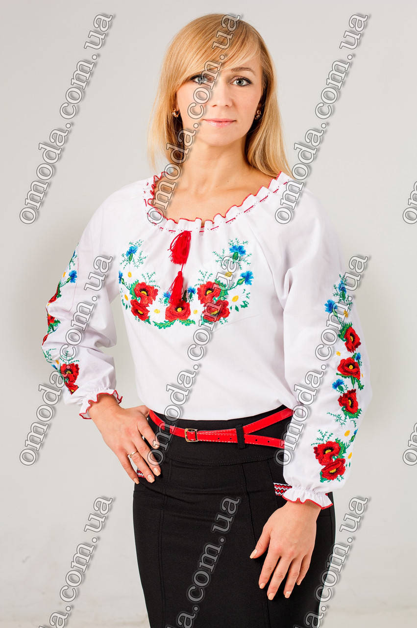 Вышиванка Марися, батист, белая, длинный рукав, нарядный узор маки, ромашки, васильки, 46,48,50,52,54,56 р-р 56, Белый
Вышиванка Марися, батист, белая, длинный рукав, нарядный узор маки, ромашки, васильки, 46,48,50,52,54,56 р-р 56, Белый