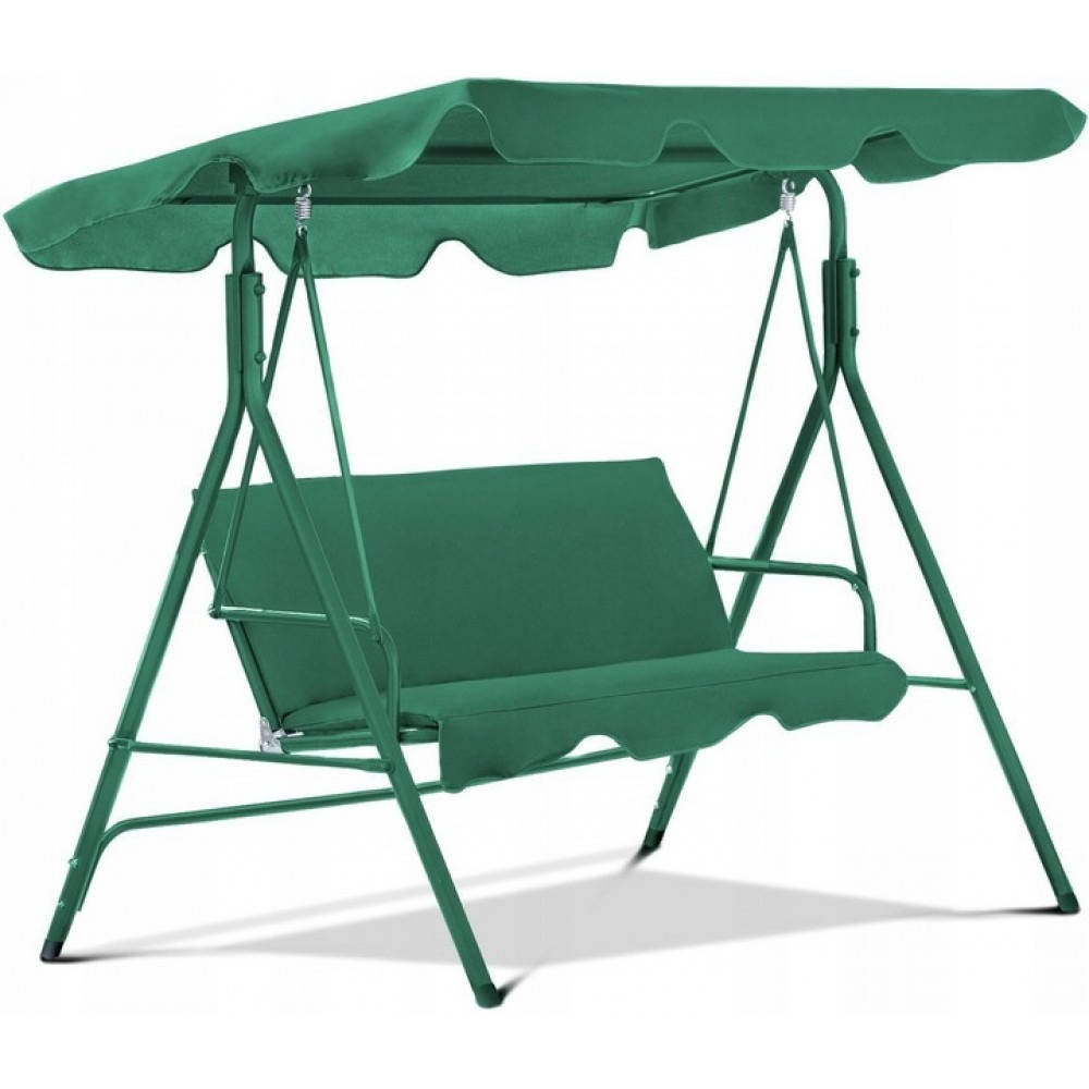 Садовые качели с козырьком FunFit 3-х местные зеленые, Зелёный
Садовые качели с козырьком FunFit 3-х местные зеленые, Зелёный