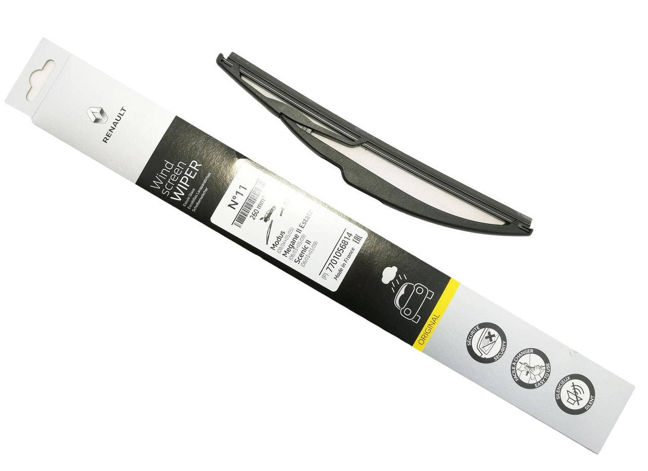 Renault (Original) 7701056814 - Щетка заднего стеклоочистителя 260мм на Рено Меган II (универсал)
Renault (Original) 7701056814 - Щетка заднего стеклоочистителя 260мм на Рено Меган II (универсал)