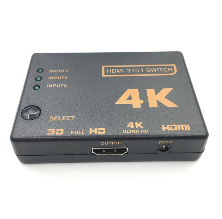 Разветвитель Splitter 3 Port HDM Switch 1080p HDMI до 4K 3 Порта Сплиттер Переходник Свитч 3 входа,1 выход
Разветвитель Splitter 3 Port HDM Switch 1080p HDMI до 4K 3 Порта Сплиттер Переходник Свитч 3 входа,1 выход