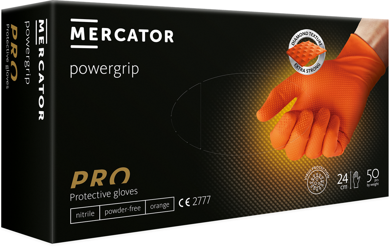 Перчатки нитриловые Mercator® Powergrip Orange нестерильные неопудренные оранжевые, Оранжевый
Перчатки нитриловые Mercator® Powergrip Orange нестерильные неопудренные оранжевые, Оранжевый