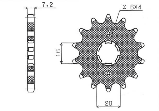 SUNSTAR ПЕРЕДНЯЯ ЗВЕЗДА 263 15 YAMAHA DT 125 LC '84-'87 (JTF1263.15) (ЦЕПЬ. 428)/SUN20615
SUNSTAR ПЕРЕДНЯЯ ЗВЕЗДА 263 15 YAMAHA DT 125 LC '84-'87 (JTF1263.15) (ЦЕПЬ. 428)/SUN20615