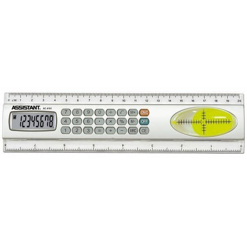 Калькулятор - линейка ASSISTANT AC-4101 8 разрядов
Калькулятор - линейка ASSISTANT AC-4101 8 разрядов