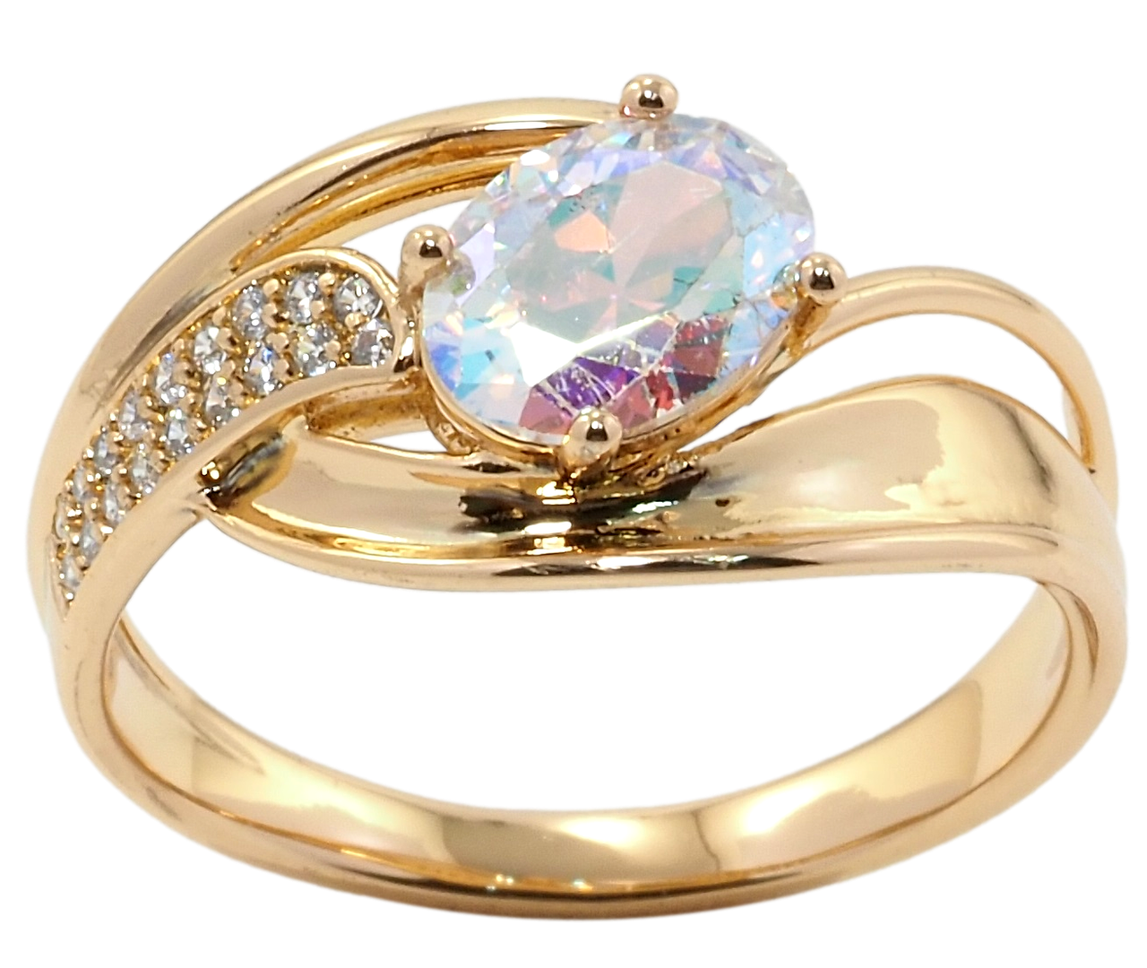 Кольцо Xuping Позолота 18K "Декоративный орнамент с радужным фианитом" р.16.5,17,18,18.5,19.5
Кольцо Xuping Позолота 18K "Декоративный орнамент с радужным фианитом" р.16.5,17,18,18.5,19.5