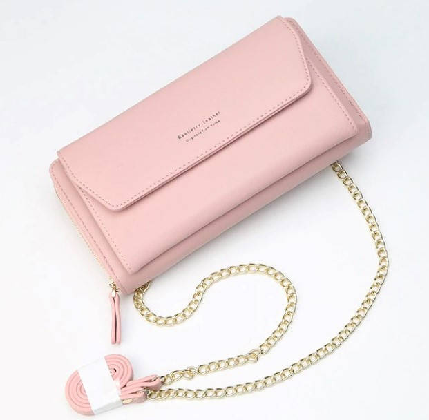 Женский клатч сумочка Baellerry Leather pink, Розовый 
Женский клатч сумочка Baellerry Leather pink, Розовый