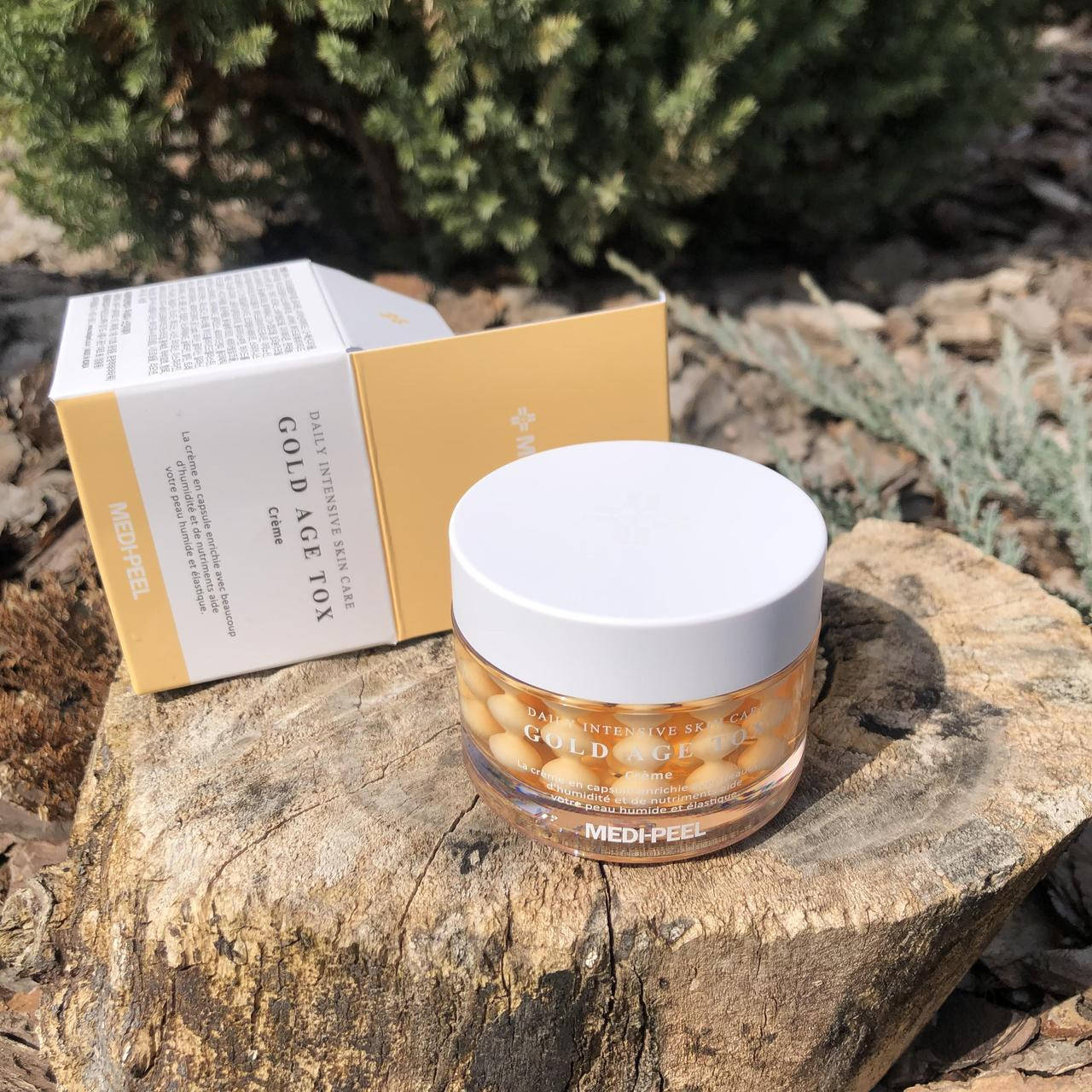 Антивозрастной капсульный крем с экстрактом золотого шелкопряда Medi-Peel Gold Age Tox Cream
Антивозрастной капсульный крем с экстрактом золотого шелкопряда Medi-Peel Gold Age Tox Cream