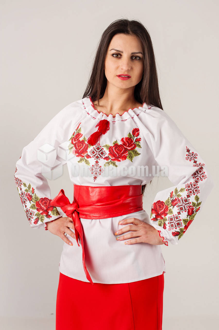 Женская вышиванка с розами и орнаментом Зоряна,белая,красивая,140-170см, 46,48,50,52,54,56,58,60,62р 46, Белый
Женская вышиванка с розами и орнаментом Зоряна,белая,красивая,140-170см, 46,48,50,52,54,56,58,60,62р 46, Белый
