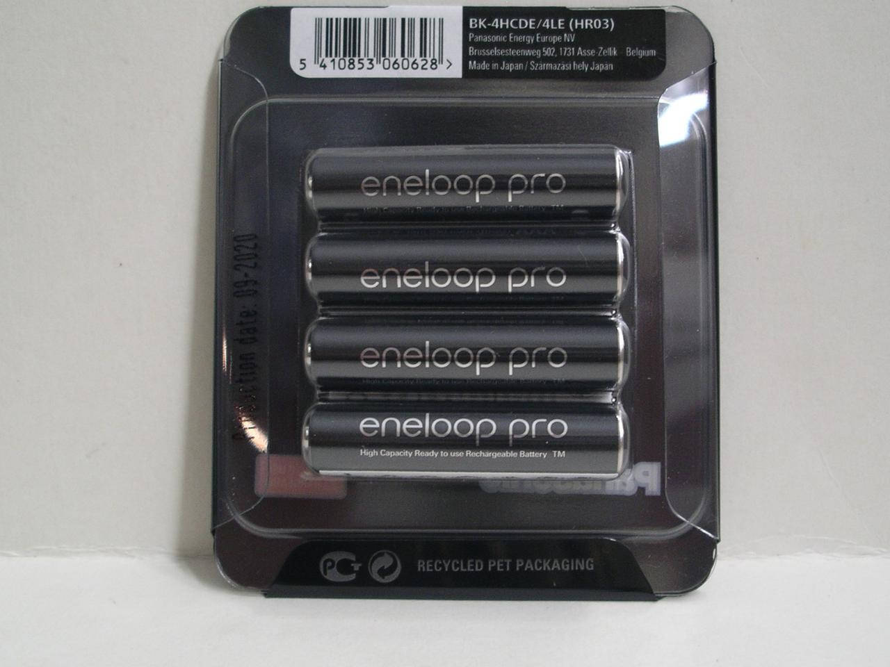 Аккумулятор Panasonic Eneloop Pro 930mah, AAA, цена за блистер (4 штуки)
Аккумулятор Panasonic Eneloop Pro 930mah, AAA, цена за блистер (4 штуки)