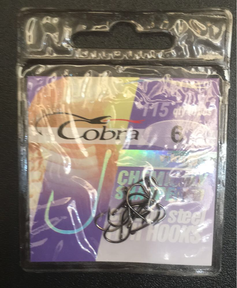 Крючки Cobra (Кобра) ser 115 #6 
Крючки Cobra (Кобра) ser 115 #6