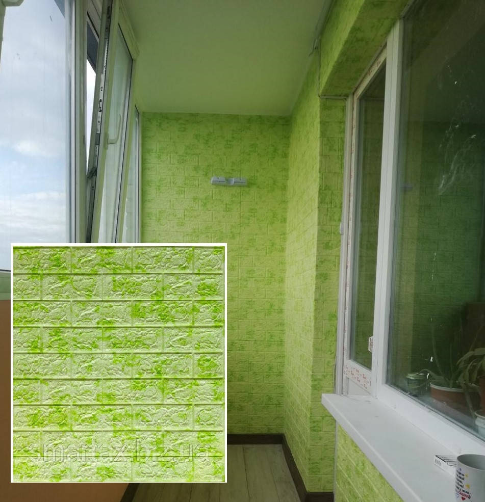 Самоклеющиеся 3D панели ПВХ (декоративные обои под кирпич) Sticker Wall 700x770x5мм зеленый мрамор. Самоклейки, Салатовый
Самоклеющиеся 3D панели ПВХ (декоративные обои под кирпич) Sticker Wall 700x770x5мм зеленый мрамор. Самоклейки, Салатовый