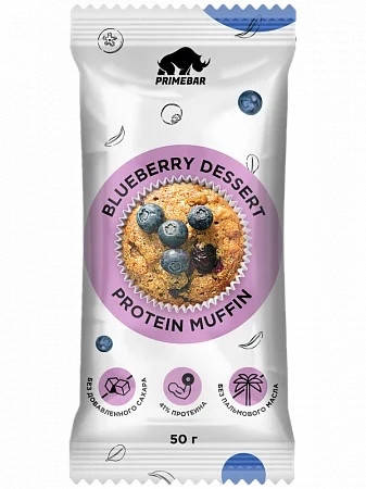 Смесь для выпечки протеиновый маффин в кружке Primebar Protein Muffin Черничный Десерт (50 грамм)
Смесь для выпечки протеиновый маффин в кружке Primebar Protein Muffin Черничный Десерт (50 грамм)