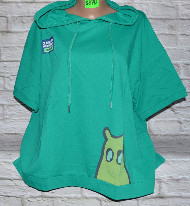 Футболка женская стильная с капюшоном, полубатал размер 54 (8цв) "VERJINIA" недорого от прямого поставщика, Разные цвета
Футболка женская стильная с капюшоном, полубатал размер 54 (8цв) "VERJINIA" недорого от прямого поставщика, Разные цвета