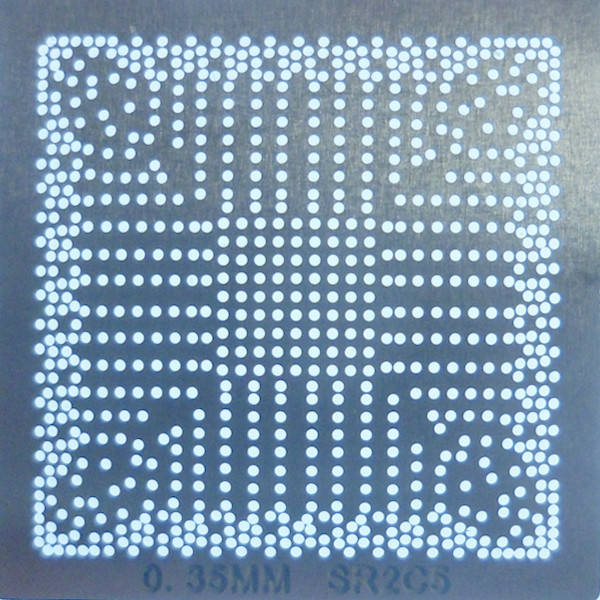 Трафарет BGA Intel GL82Q170 SR2C5, GLHM170 SR2C4, GL82QM170 SR2C3, GL82HM175 SR30W 0.35mm
Трафарет BGA Intel GL82Q170 SR2C5, GLHM170 SR2C4, GL82QM170 SR2C3, GL82HM175 SR30W 0.35mm