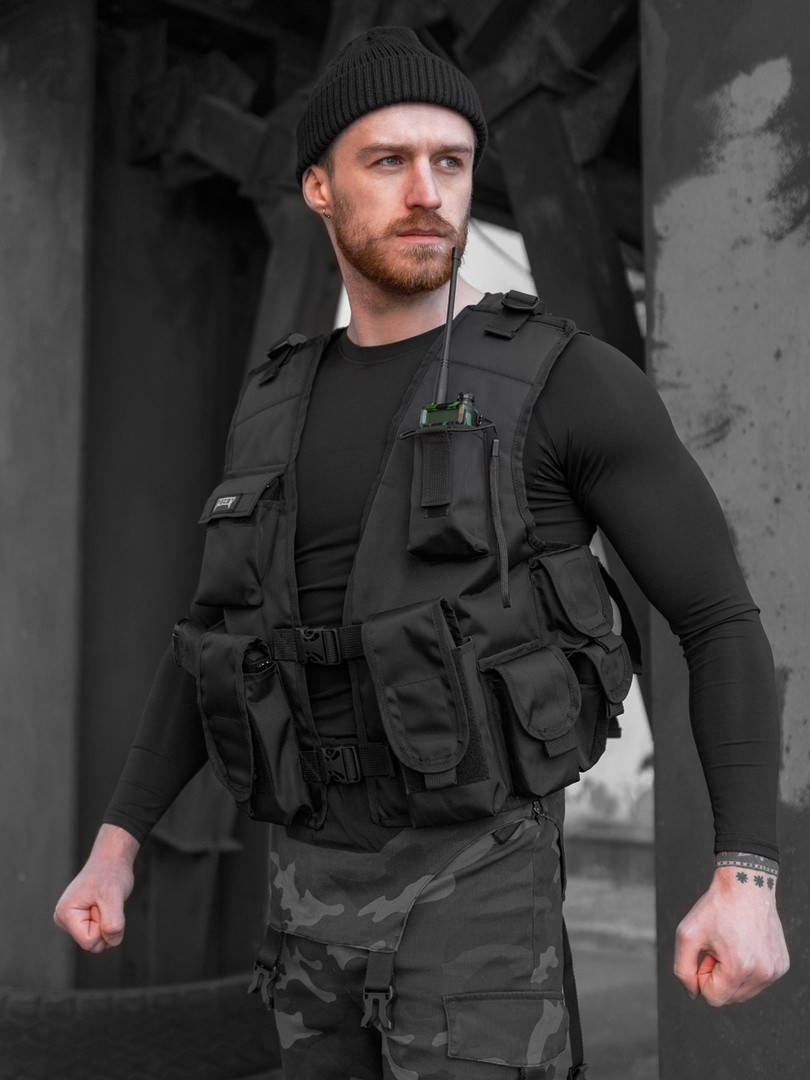 Жилет розгрузка BEZET Байрактар чорний
Жилет розгрузка BEZET Байрактар чорний