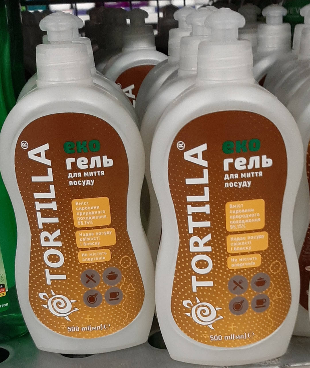Гель для посуды, Еко гель "Tortilla" - 500 мл.
Гель для посуды, Еко гель "Tortilla" - 500 мл.