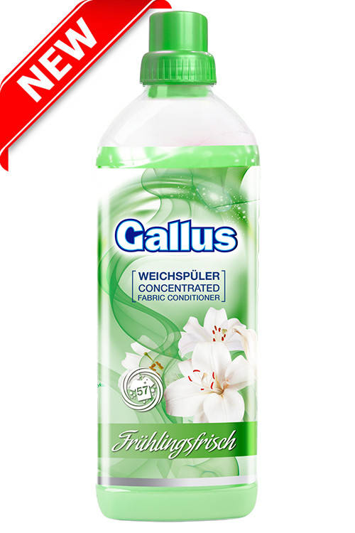 Ополаскиватель для белья Gallus / Галлус 2 л Frisch Свежесть цветов Weichspuler Fruhllingsfrisch 57прань
Ополаскиватель для белья Gallus / Галлус 2 л Frisch Свежесть цветов Weichspuler Fruhllingsfrisch 57прань