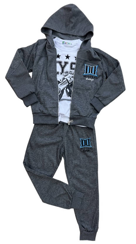 Костюм спортивный для мальчиков, Венгрия, Goloxy, арт. 1703, 134-164 см 152, Серый
Костюм спортивный для мальчиков, Венгрия, Goloxy, арт. 1703, 134-164 см 152, Серый