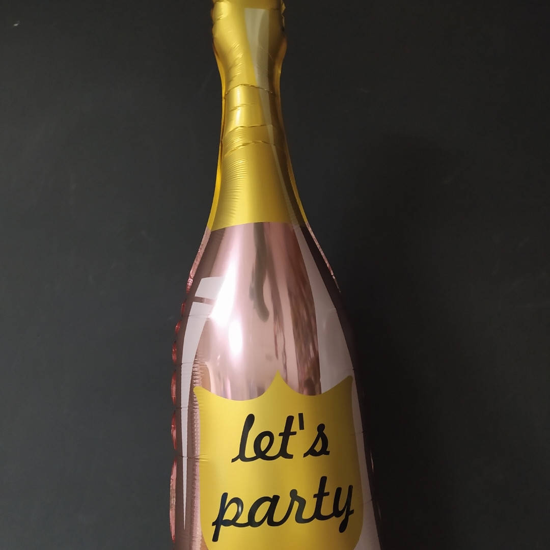 Фольгированный шар большая фигура Бутылка шампанского Let's party 98х40см Китай упаковка, Розовый
Фольгированный шар большая фигура Бутылка шампанского Let's party 98х40см Китай упаковка, Розовый