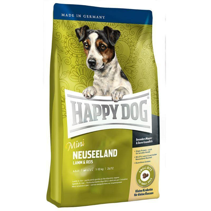 Корм сухой Happy Dog Supreme Mini Neuseeland для собак мелких пород с мясом ягненка и рисом 8кг
Корм сухой Happy Dog Supreme Mini Neuseeland для собак мелких пород с мясом ягненка и рисом 8кг