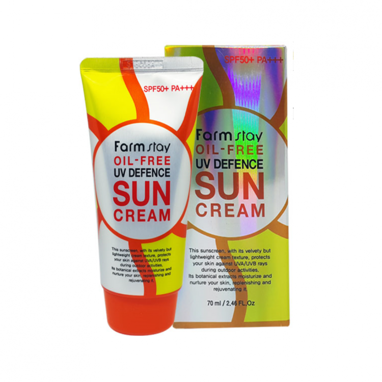 FARMSTAY OIL-FREE UV DEFENCE SUN CREAM SPF50+ PA+++ Солнцезащитный обезжиренный крем, 70мл.
FARMSTAY OIL-FREE UV DEFENCE SUN CREAM SPF50+ PA+++ Солнцезащитный обезжиренный крем, 70мл.