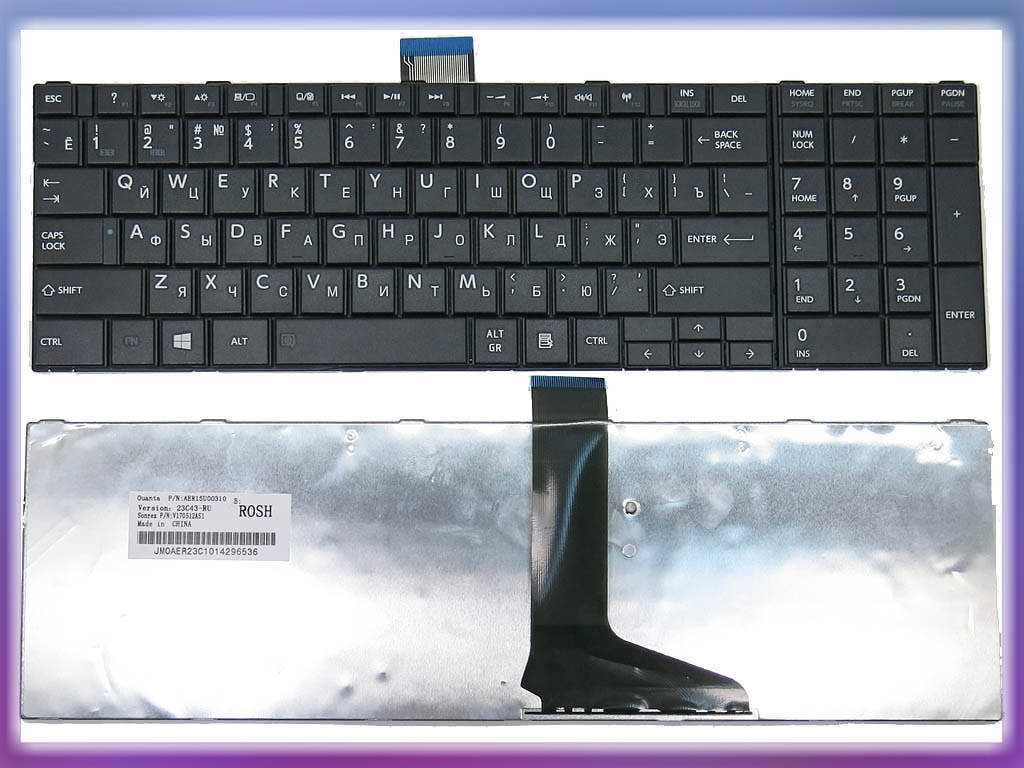 Клавиатура для Toshiba Satellite C850, C855, C870, C875, L850, L850D, L855, L870, L875 ( RU Black, C850, Черный
Клавиатура для Toshiba Satellite C850, C855, C870, C875, L850, L850D, L855, L870, L875 ( RU Black, C850, Черный