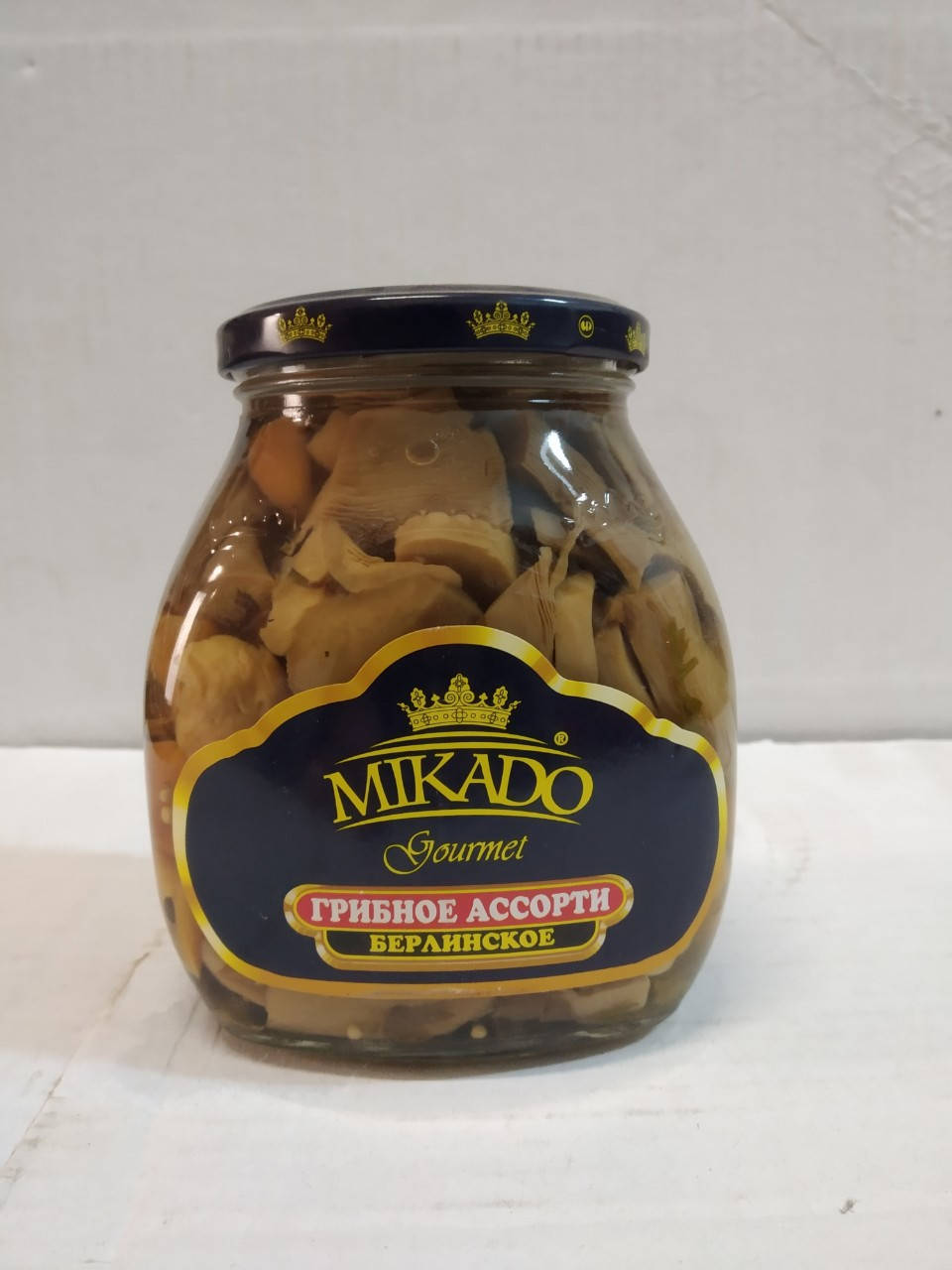 Грибное ассорти Берлинское MIKADO (580 мл).
Грибное ассорти Берлинское MIKADO (580 мл).