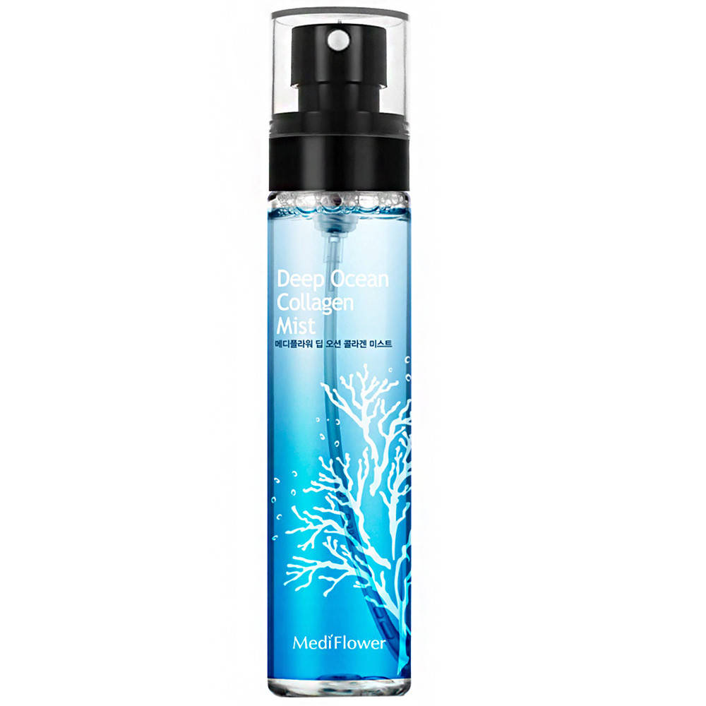 Увлажняющий спрей для лица с морским коллагеном Medi Flower Deep Ocean Marine Collagen Mist 100 мл
Увлажняющий спрей для лица с морским коллагеном Medi Flower Deep Ocean Marine Collagen Mist 100 мл