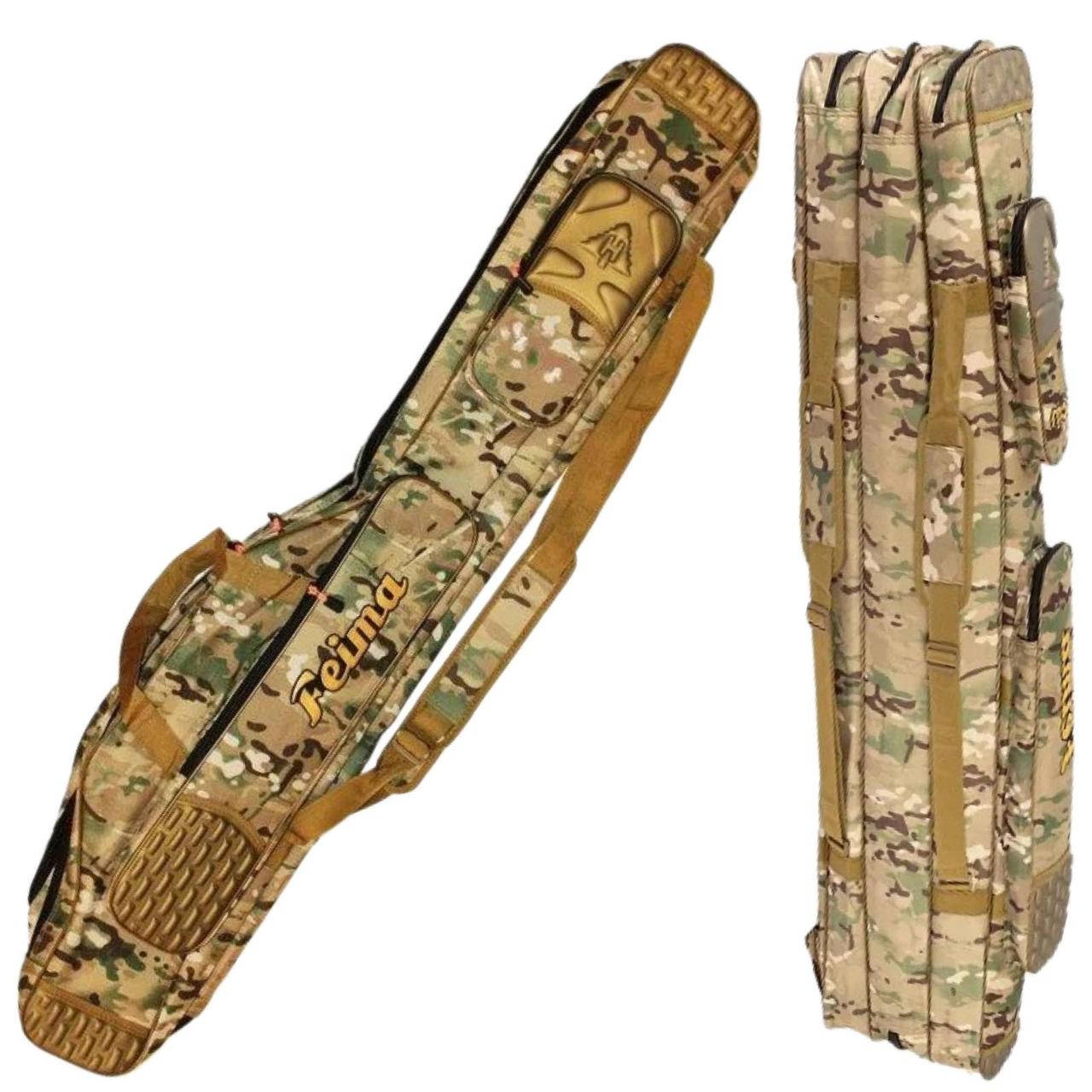 Чехол рыболовный Feima для хранения и перевозки удилищ на 3 секции + 2 кармана (100 / 135 / 150 см.) 150
Чехол рыболовный Feima для хранения и перевозки удилищ на 3 секции + 2 кармана (100 / 135 / 150 см.) 150