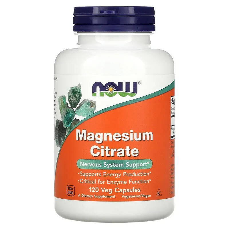 Цитрат магния NOW Foods "Magnesium Citrate" поддержка нервной системы, 400 мг (120 капсул)
Цитрат магния NOW Foods "Magnesium Citrate" поддержка нервной системы, 400 мг (120 капсул)