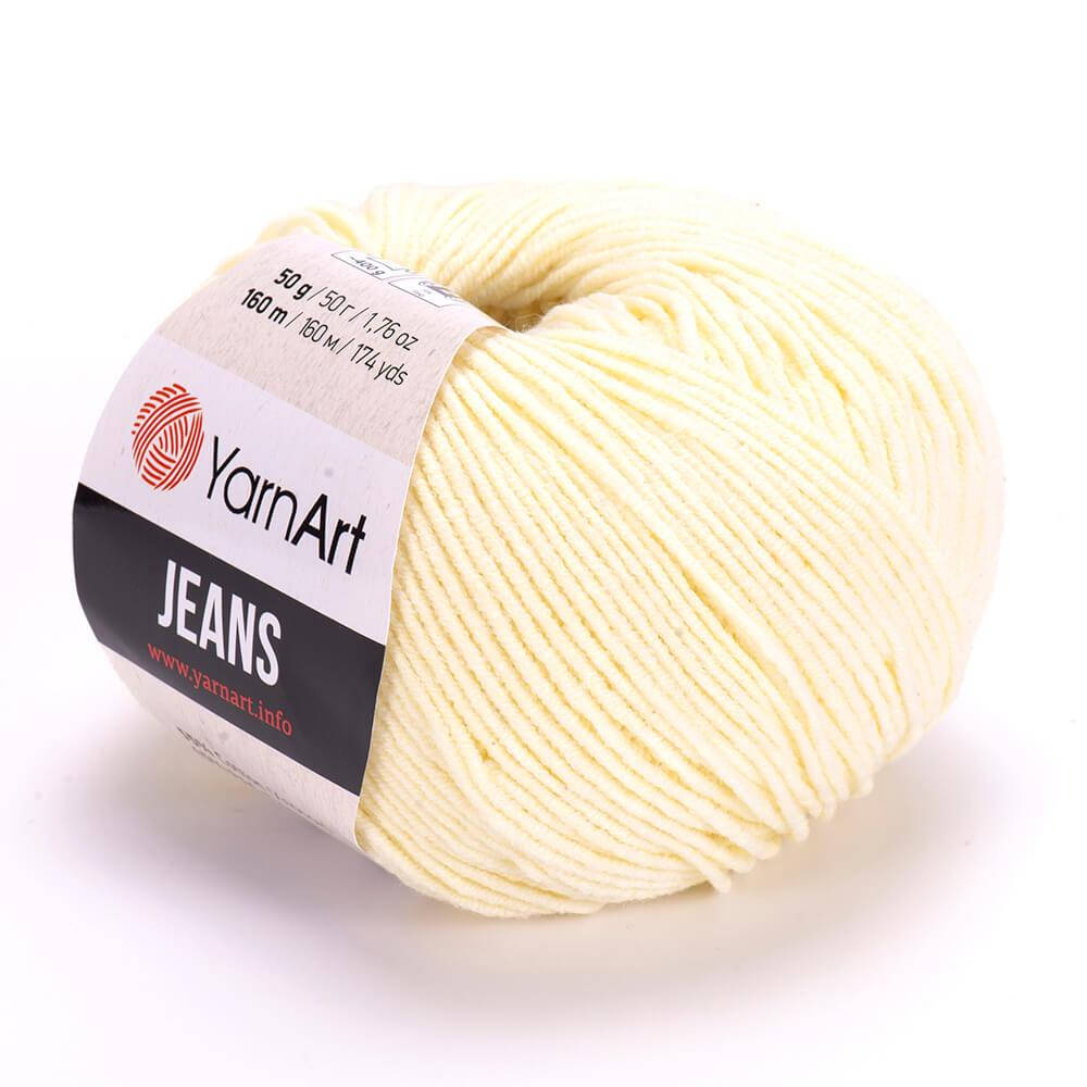 Yarnart Jeans (ЯрнАрт Джинс) № 86 светлый лимон (Пряжа полухлопок, нитки для вязания)
Yarnart Jeans (ЯрнАрт Джинс) № 86 светлый лимон (Пряжа полухлопок, нитки для вязания)