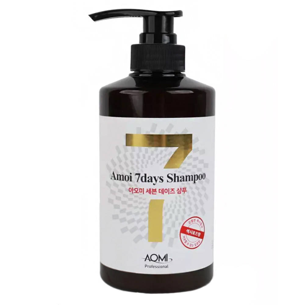 Увлажняющий шампунь для волос AOMI 7 Days Shampoo 500 мл
Увлажняющий шампунь для волос AOMI 7 Days Shampoo 500 мл