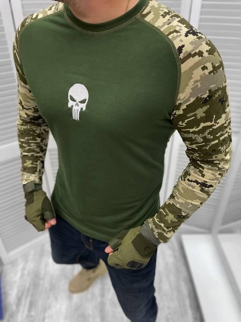 Футболка армейская военная мужская с рисунком в цвете олива пиксель Punisher 2-3 M, Оливковый
Футболка армейская военная мужская с рисунком в цвете олива пиксель Punisher 2-3 M, Оливковый