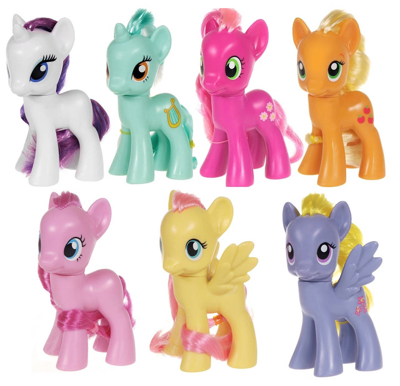 Набор Hasbro My Little Pony 7в1: Рарити, Пинки Пай, Эпплджек, Флаттершай, Лира Харстрингс, Чирайли
Набор Hasbro My Little Pony 7в1: Рарити, Пинки Пай, Эпплджек, Флаттершай, Лира Харстрингс, Чирайли