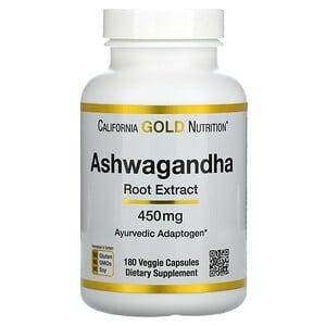 Ашваганда, Ashwagandha Root Extrac, California Gold Nutrition, 450 мг, 180 растительных капсул
Ашваганда, Ashwagandha Root Extrac, California Gold Nutrition, 450 мг, 180 растительных капсул
