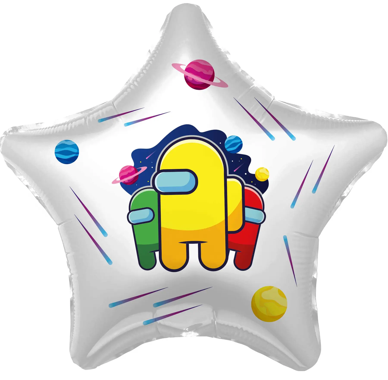 Фольгированный шарик 18" (45 см) Among Us / Амонг Ас, Разные цвета 
Фольгированный шарик 18" (45 см) Among Us / Амонг Ас, Разные цвета