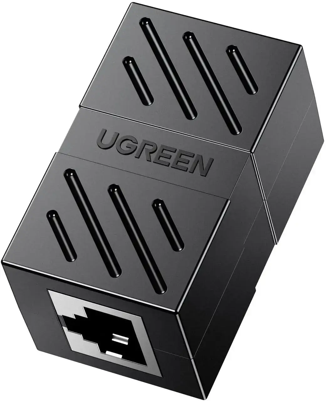 Соединитель витой пары RJ45 Ugreen Cat7 Cat6 Cat5e разъем-удлинитель Ethernet Black (NW114) 20390, Черный
Соединитель витой пары RJ45 Ugreen Cat7 Cat6 Cat5e разъем-удлинитель Ethernet Black (NW114) 20390, Черный
