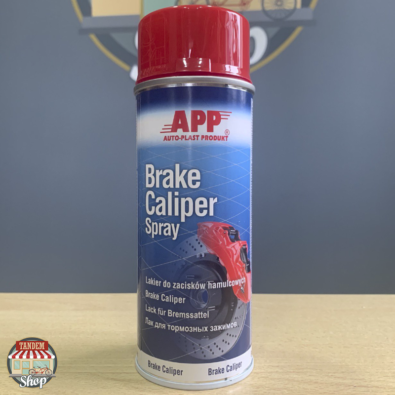 Краска для суппортов и тормозных барабанов APP Brake Caliper Spray, 400 мл Аэрозоль Красный
Краска для суппортов и тормозных барабанов APP Brake Caliper Spray, 400 мл Аэрозоль Красный