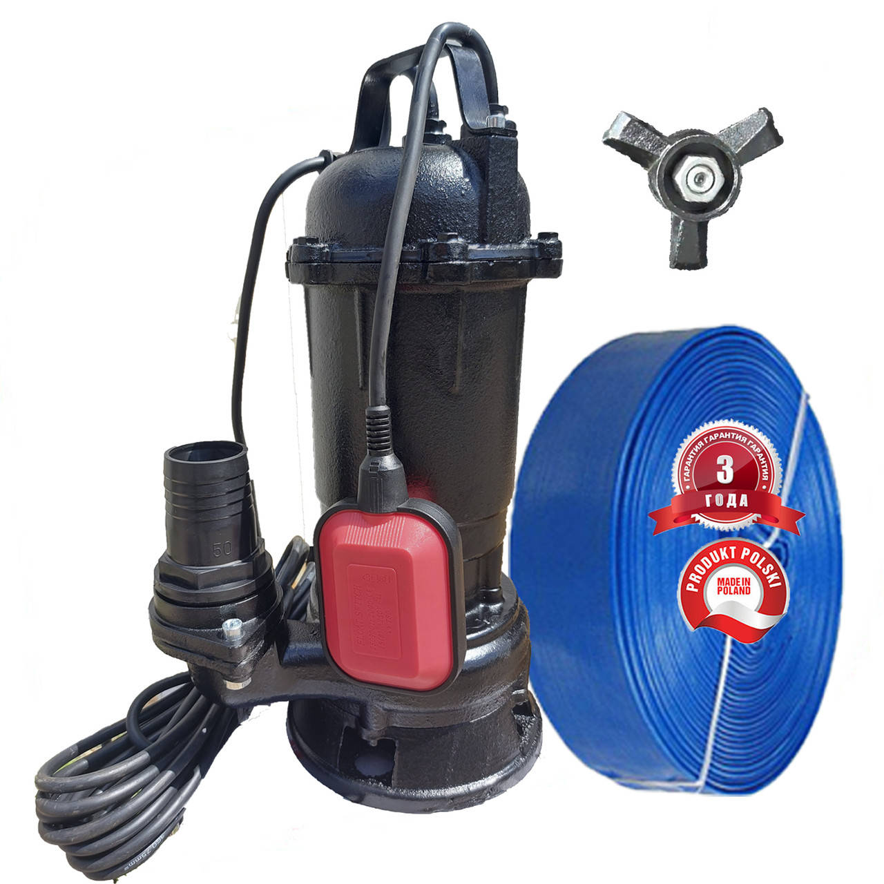 Фекальный насос FORWATER (Akwa Pumps) WQD 2.5 с ножом и шланг 50 метров (комплект) гарантия 3 года
Фекальный насос FORWATER (Akwa Pumps) WQD 2.5 с ножом и шланг 50 метров (комплект) гарантия 3 года