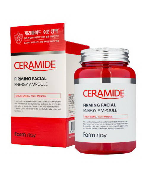 Многофункциональная ампульная сыворотка с керамидами FarmStay Ceramide Firming Facial Energy Ampoule
Многофункциональная ампульная сыворотка с керамидами FarmStay Ceramide Firming Facial Energy Ampoule