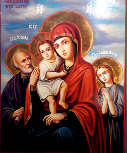 Икона Богородицы Трех Радостей
Икона Богородицы Трех Радостей