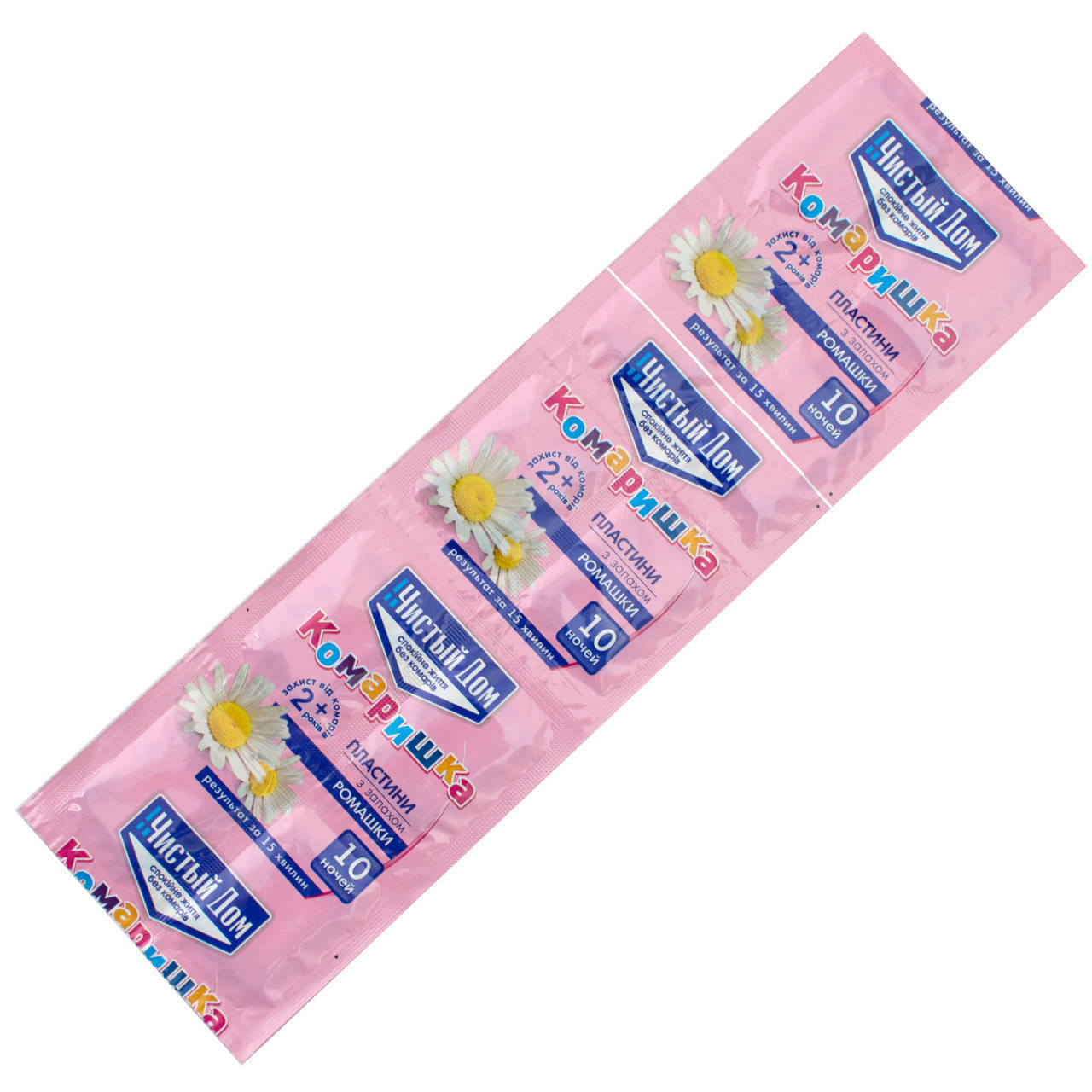 Пластины для электрофумигатора от комаров для детей Чистый дом Комаришка 10 шт 
Пластины для электрофумигатора от комаров для детей Чистый дом Комаришка 10 шт