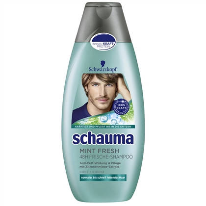 Schwarzkopf Schauma Mint Fresh 48H Frische-Shampoo - Шампунь с запахом свежей мяты 400 мл
Schwarzkopf Schauma Mint Fresh 48H Frische-Shampoo - Шампунь с запахом свежей мяты 400 мл