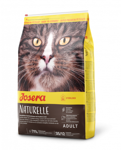 Сухой корм Josera Naturelle (35/12) беззерновой корм для стерилизованных кошек с форелью и чечевицей 2 кг
Сухой корм Josera Naturelle (35/12) беззерновой корм для стерилизованных кошек с форелью и чечевицей 2 кг